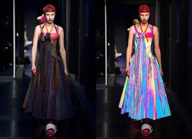 绘画参考充满未来感的镭射材质衣服设计参考maisonmargiela