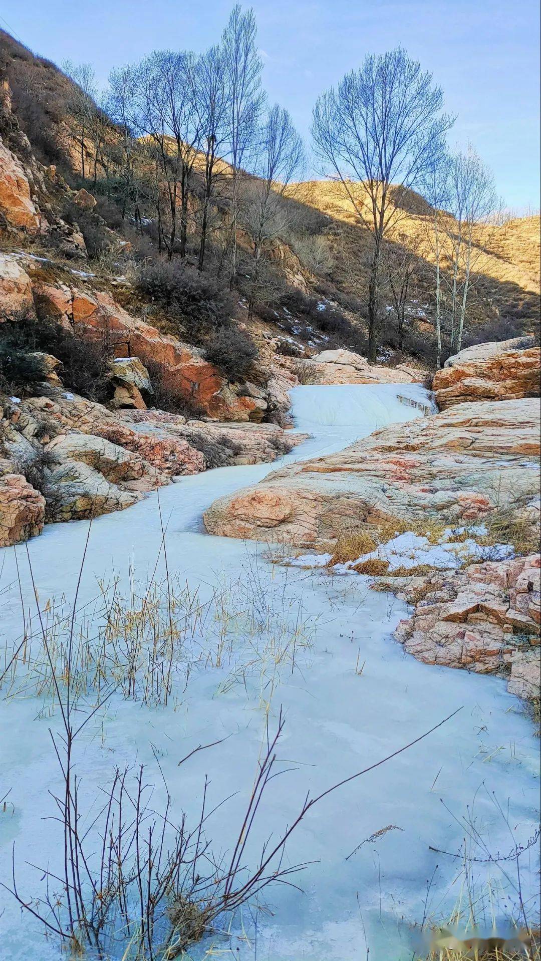 位于山西省忻州市忻府区黄龙王沟的一条山沟沟里的漂亮风景摄影:张