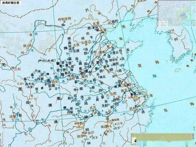 周室封了那么多姬姓诸侯,到了战国时代为何只剩燕国撑