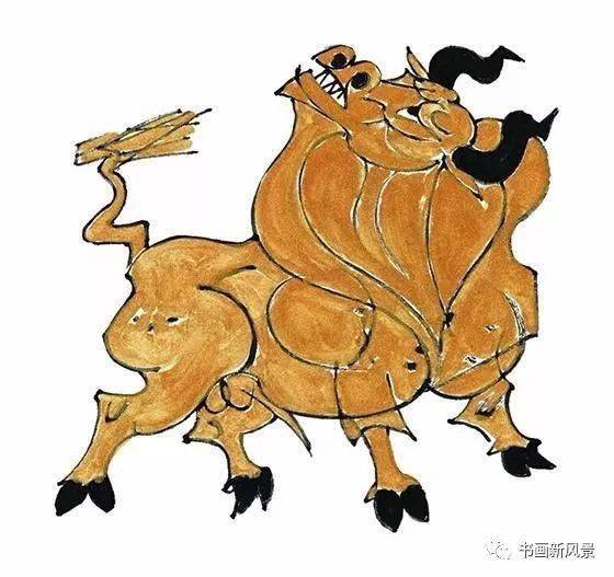 黄永玉画的几幅牛画让你笑掉牙