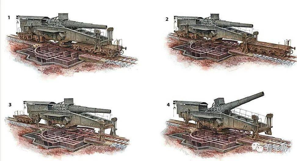 一百年前的钢铁巨兽一战列车炮欣赏