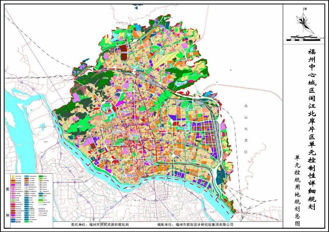福州市闽江北岸片区控制性详细规划主要内容 一,区位及规划范围 规划