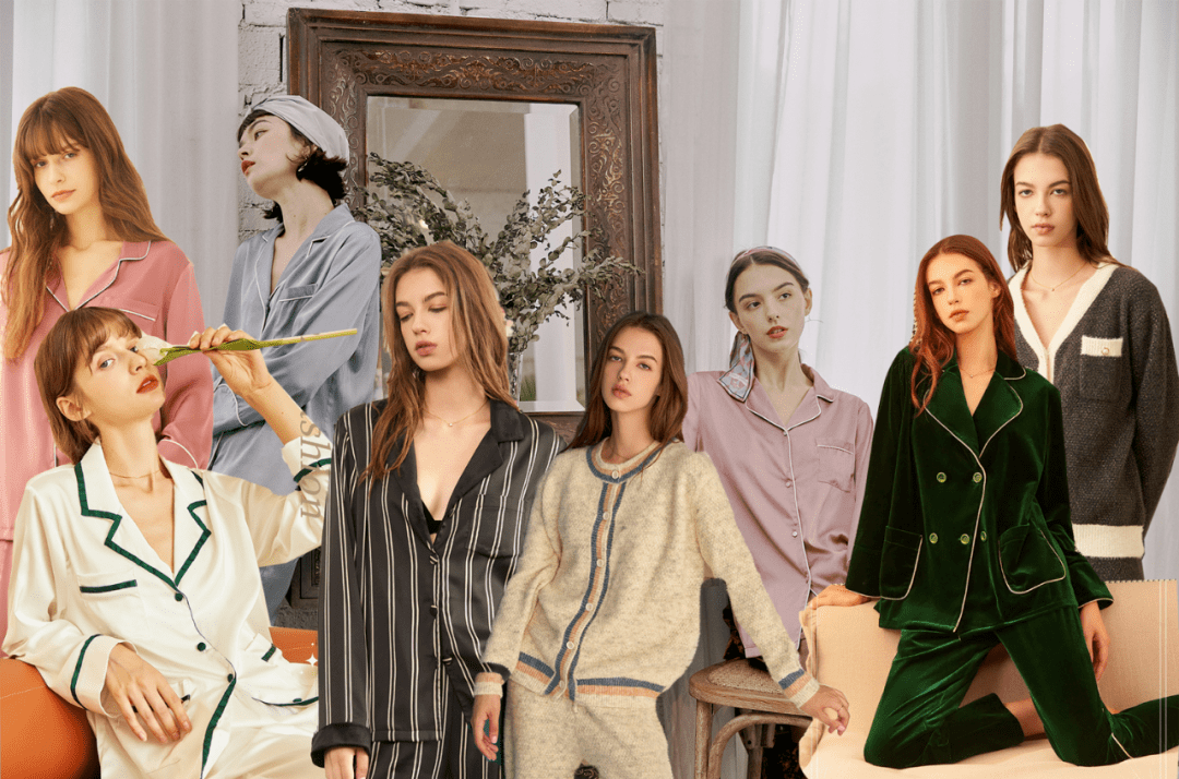 40套高颜值睡衣,舒服又时髦,春节宅家一定要有!_妮妮