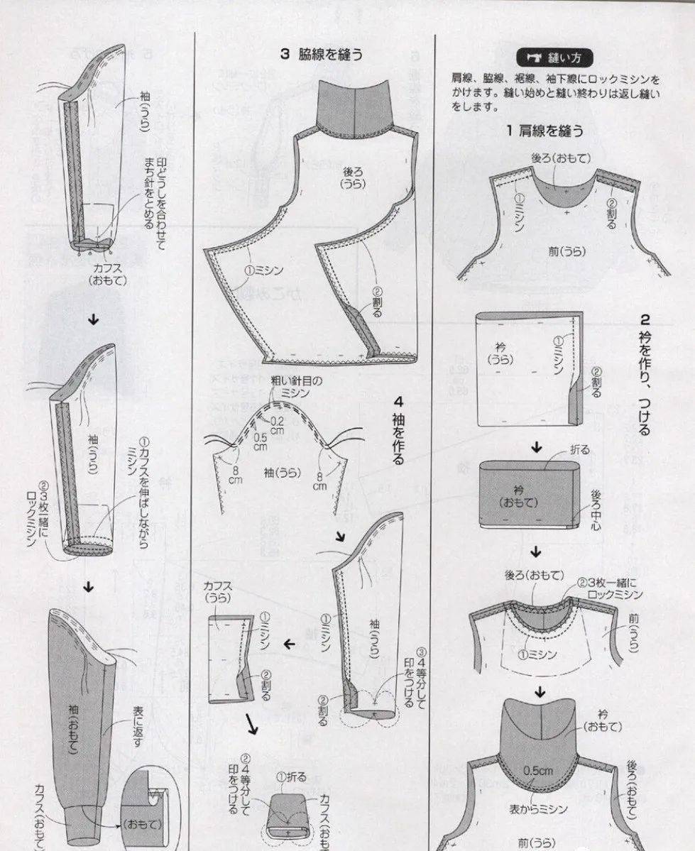 时尚款高领t恤衫裁剪图(附款式图)