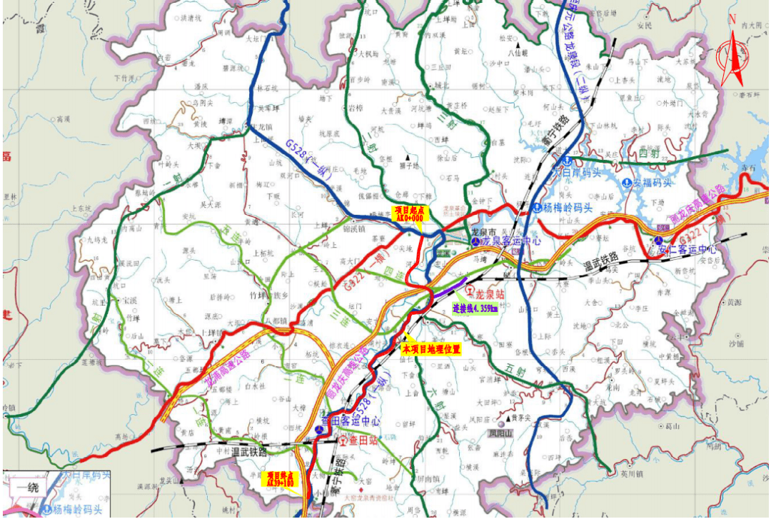 丽水将新建一条公路,连接机场._龙泉