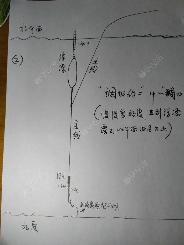 新手如何调漂我们重新认识一下调四钓二