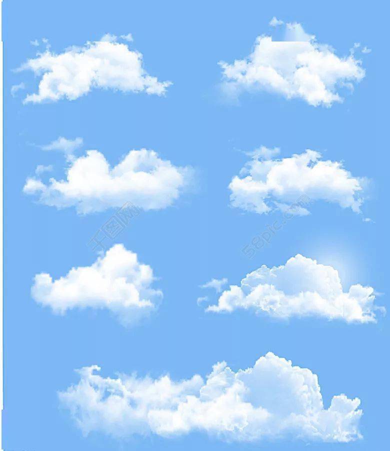 教程| 水彩唯美的蓝天白云,还附有素材哦!