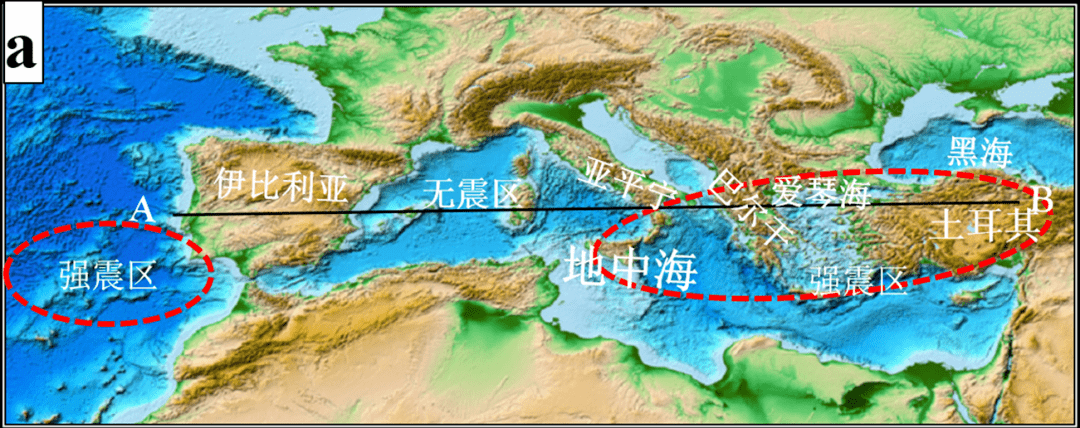 事实上,伊比利亚到土耳其的西特提斯段,都是非洲板块北漂的前部,都能