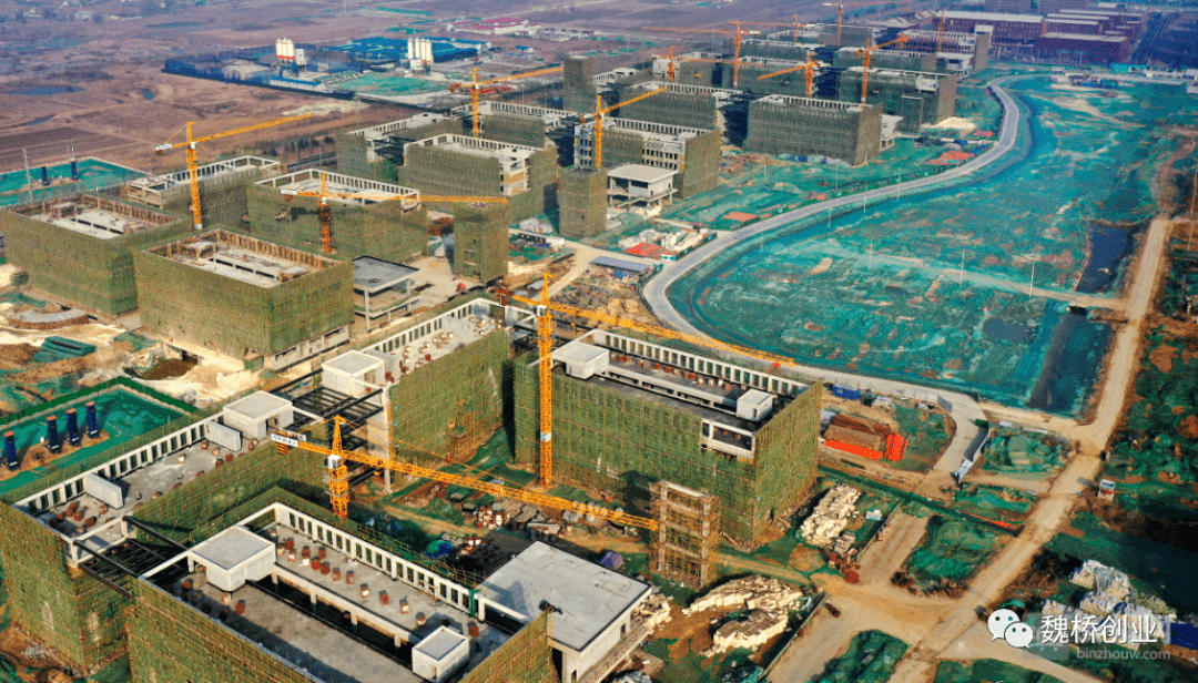 魏桥国科滨州科技园建设者春节不回家工地当成家