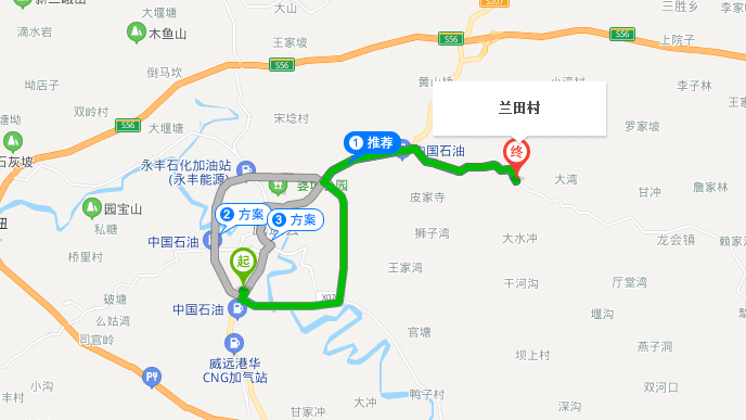 这就是——  距离成自高铁威远站直线距离300米的威远高石镇兰田村