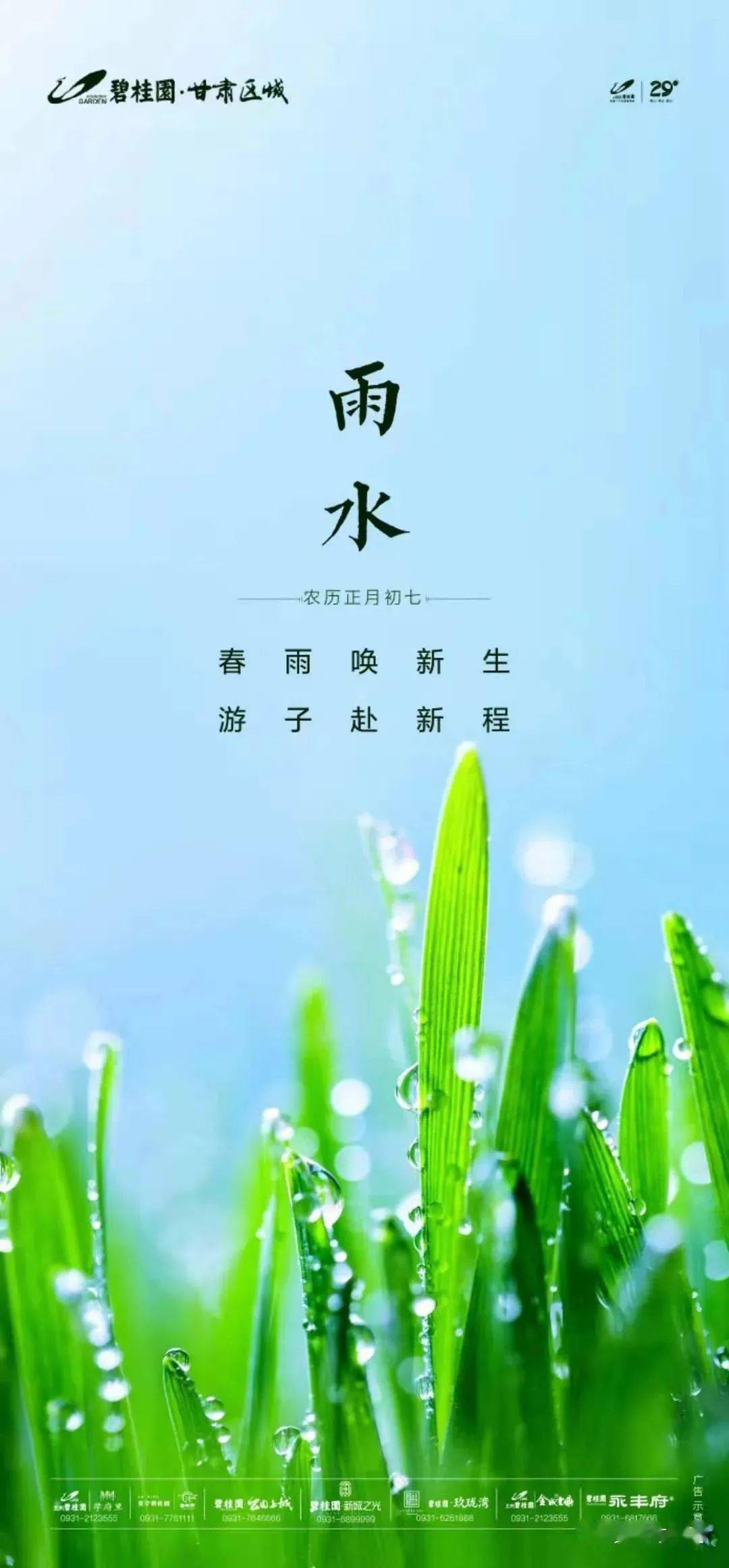 【视觉】2021年雨水海报