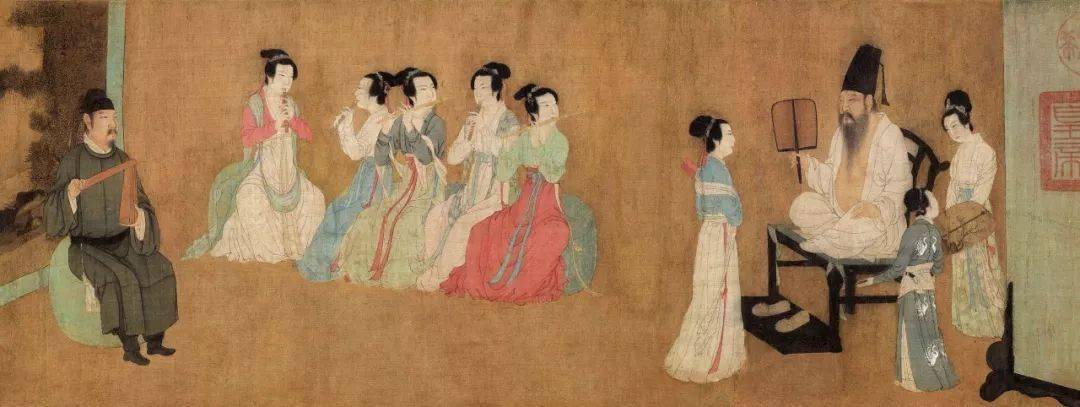 人物画的最高水平 现藏于故宫博物院 《韩熙载夜宴图》不但是顾闳中