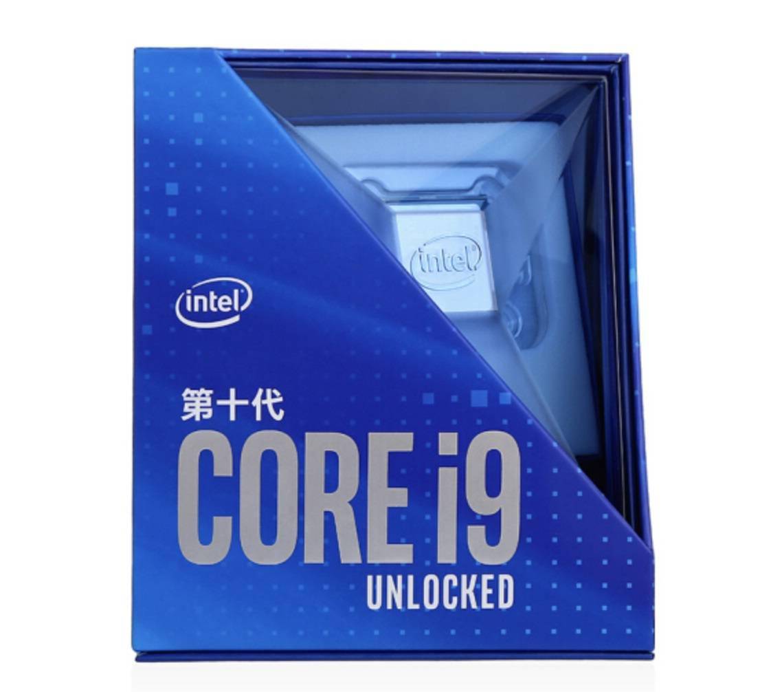 作为对比,英特尔9代酷睿i9-9900k 为十二面体包装,i9-10900k 则是砍去