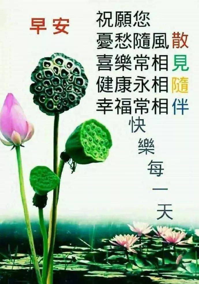 春季微信群发早上好唯美动画祝福图片,春季非常温馨的