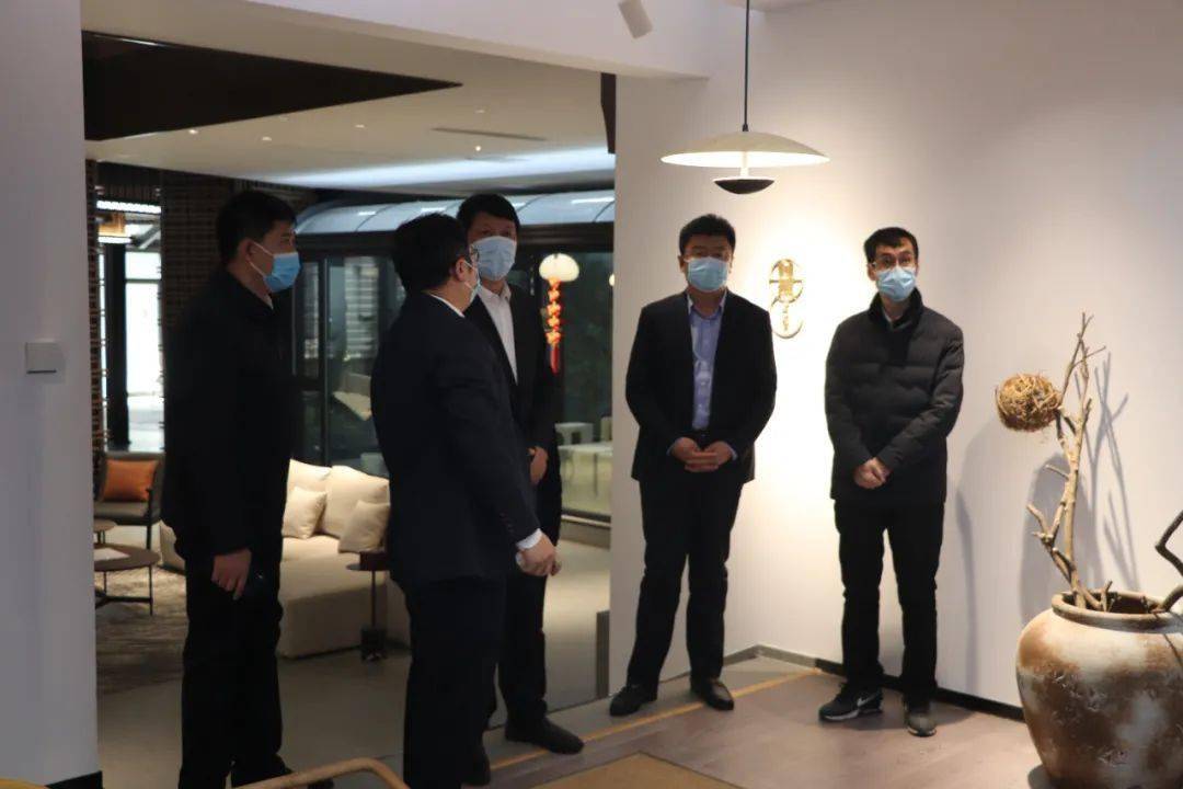 邹平市委副书记,市长胡云江一行到长山镇调研重点项目