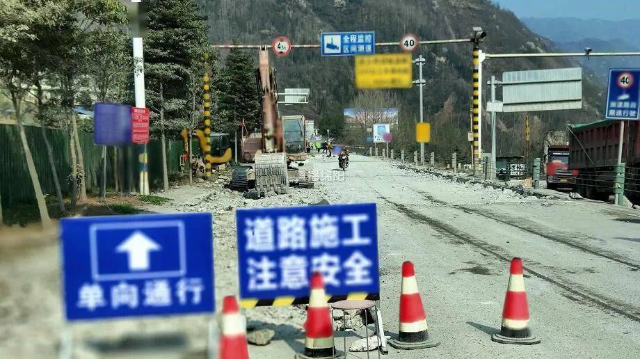 国道347北川-茂县路段大修 5月全线"整容"归来!