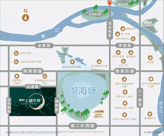 建筑设计 02 建筑的空间横向分布,形成了带状的中心组团景观,错落有
