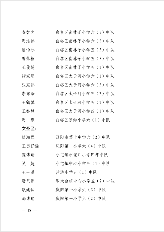 红领巾奖章三星章个人集体表彰通报来啦