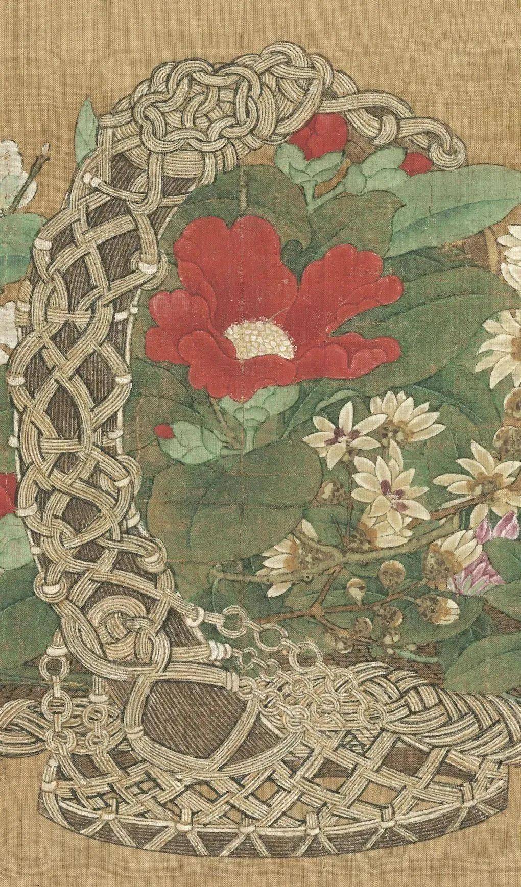 他的三幅花篮图,美了千年