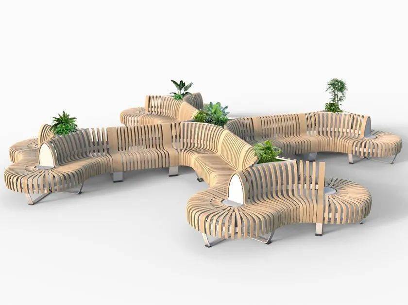 greenfurnitureconcept公共空间里的可持续家具设计