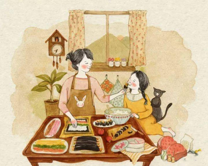 画家笔下的童年!充满回忆的彩铅作品!