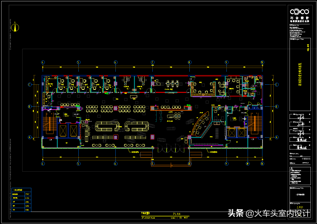 「深圳9400㎡眼科医院」cad施工图纸平面立面大样图