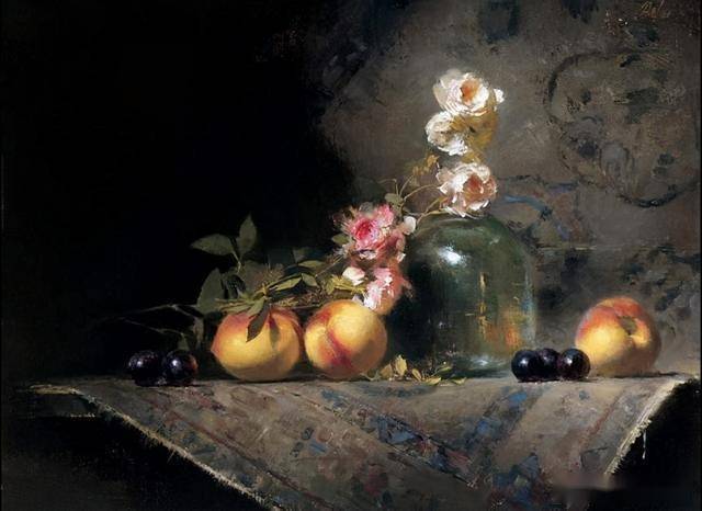 美国写实画家,被誉为当代伦勃朗的大卫·拉斐尔,油画