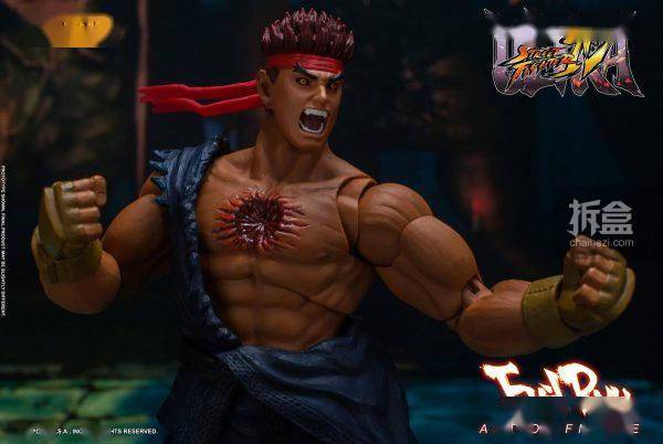 storm toys 街头霸王Ⅳ evil ryu 杀意隆 可动人偶