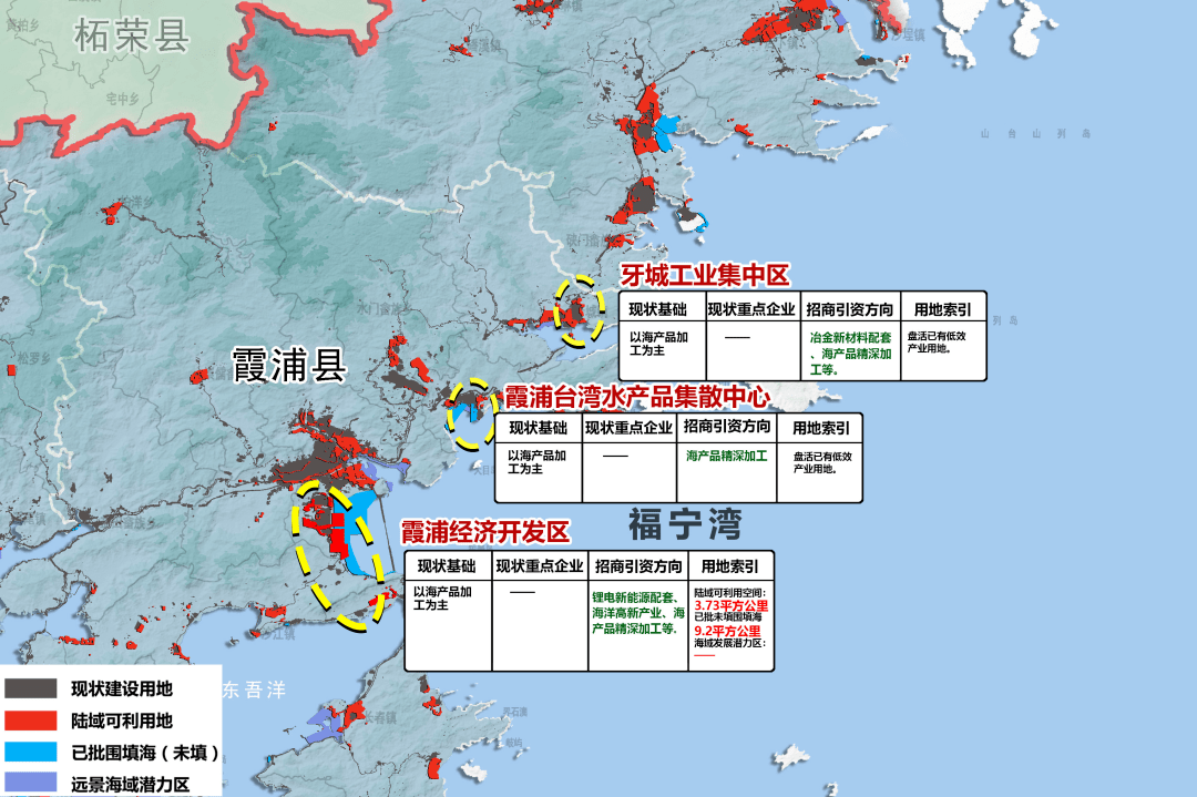 三都澳产业地图▼湾区产业地图指引一览表共绘产业地图,梳理未来园区