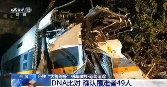 经遗骸dna比对台铁太鲁阁号事故确认罹难49人