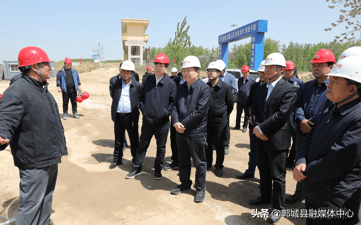 刘正才到莅郸调研引江济淮郸城段工程建设进展情况