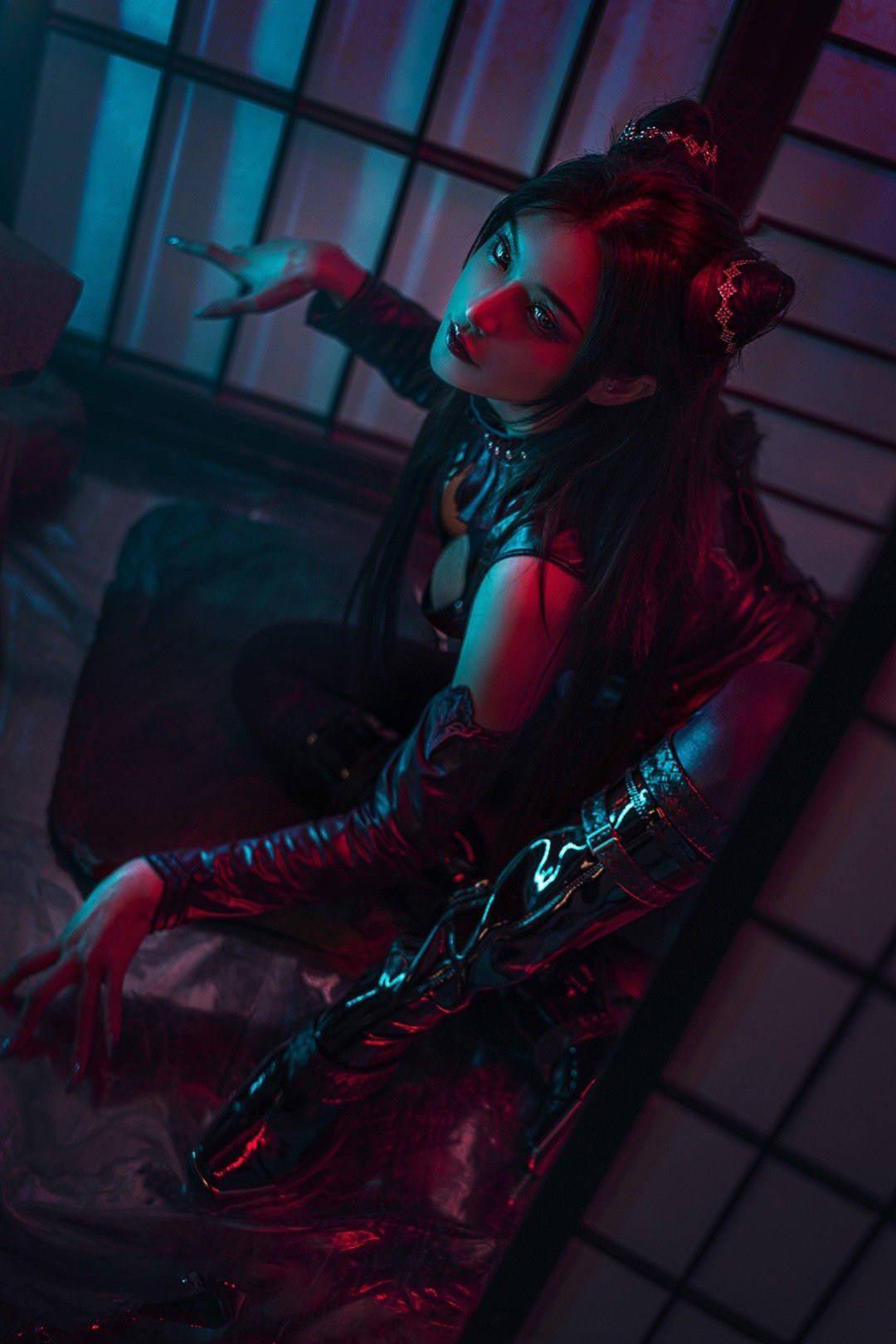 斗罗大陆幽冥灵猫朱竹清cosplay