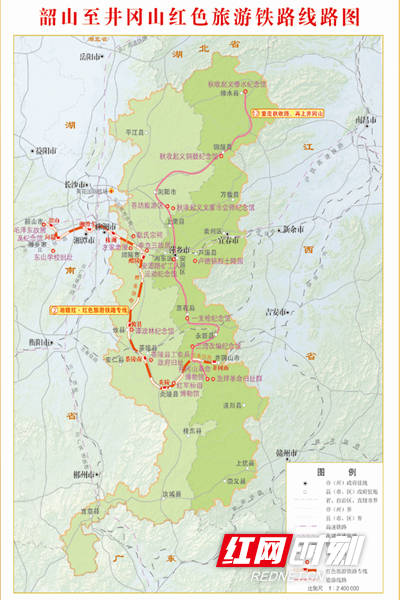 这份地图精选出12条精品红色旅游线路,以不同地区,不同类型红色旅游