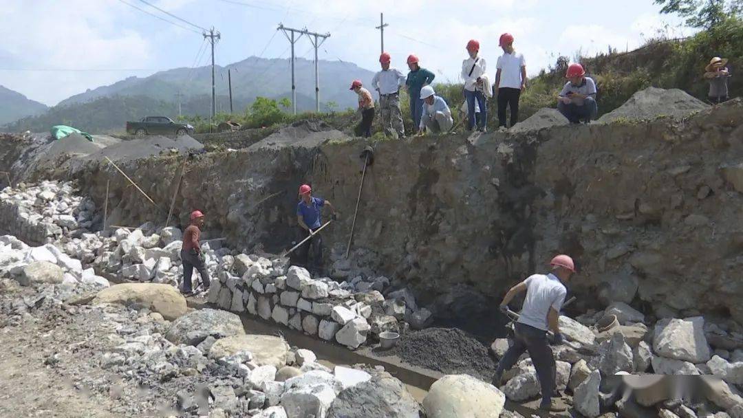 龙山镇加快山洪沟防洪治理工程建设保农田惠民生