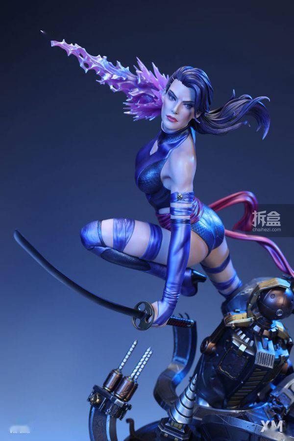 xm studios 1/4漫威系列 灵蝶 psylocke x战警 雕像