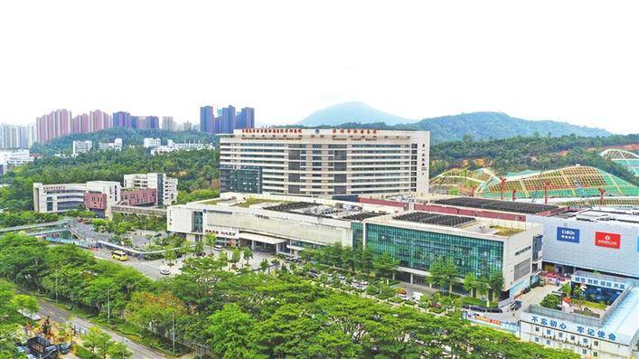 图:中国医学科学院肿瘤医院深圳医院外景.