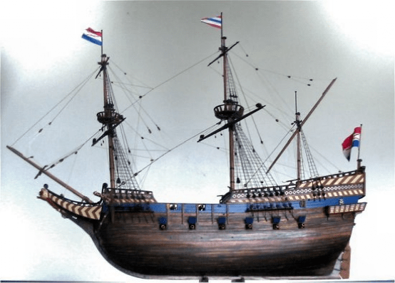 荷兰东印度公司的轻型盖伦帆船