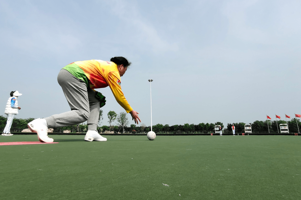 开赛河南省草地掷球项目选拔赛在获嘉县亚洲草地掷球训练中心开赛