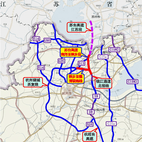 苏台高速公路南浔至桐乡段工程全线获批浙北再添纵向省际高速大通道