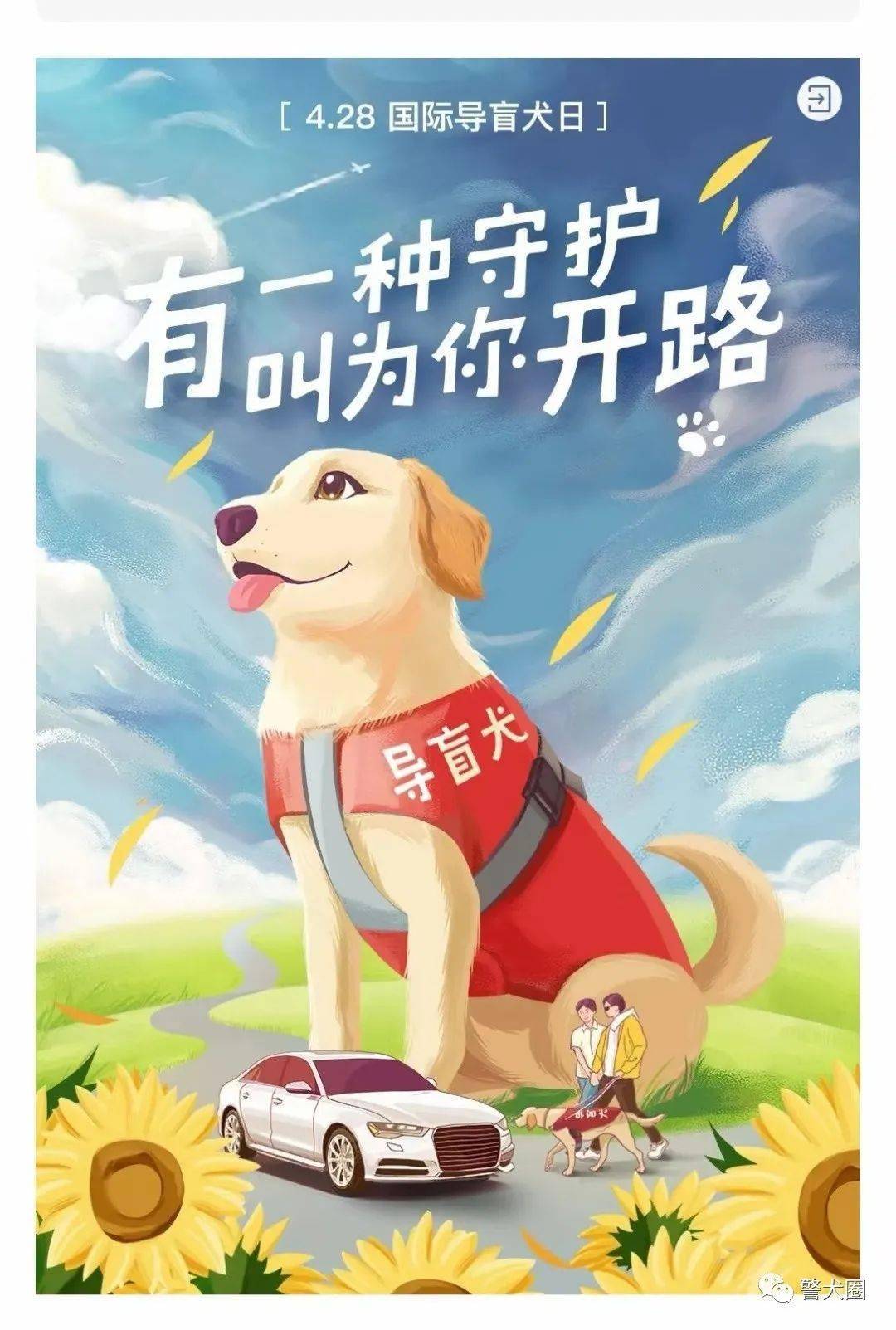 今天是国际导盲犬日