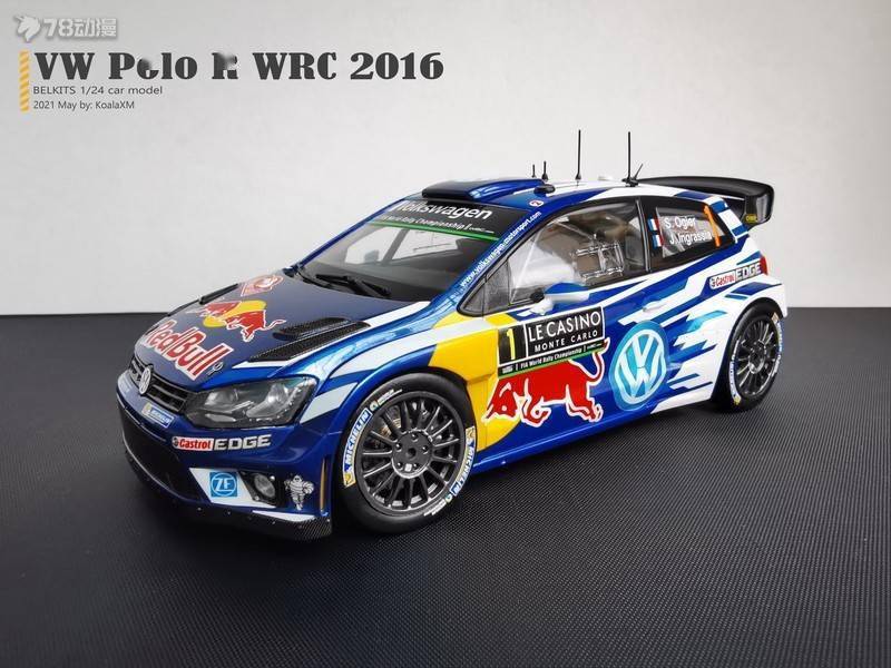 模玩秀:belkits vw polo r wrc 2016