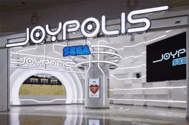 暑假备货上海世嘉都市乐园joypolis占地8300㎡足足2层近20个游乐项目