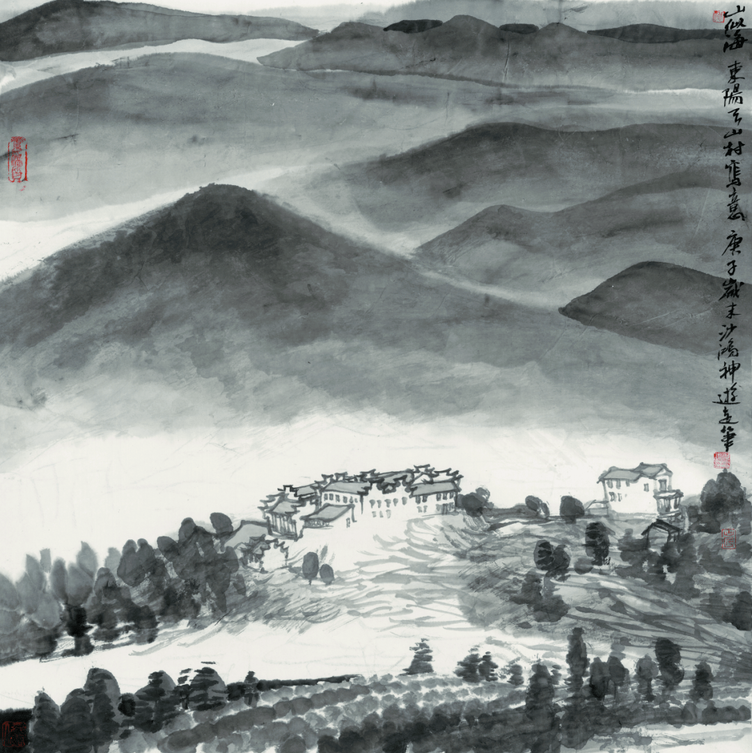 池沙鸿东阳本是佳山水全国当代山水画名家邀请展参展名家