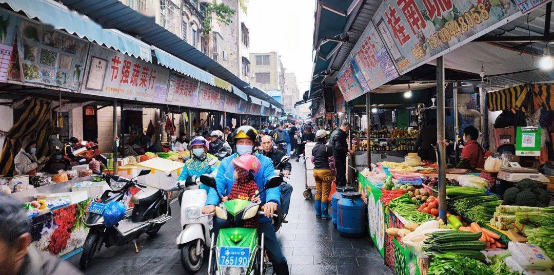 骑楼老街东门市场老海口人的市井烟火味