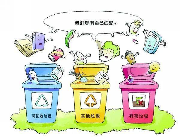 四,实行垃圾分类,减少环境污染