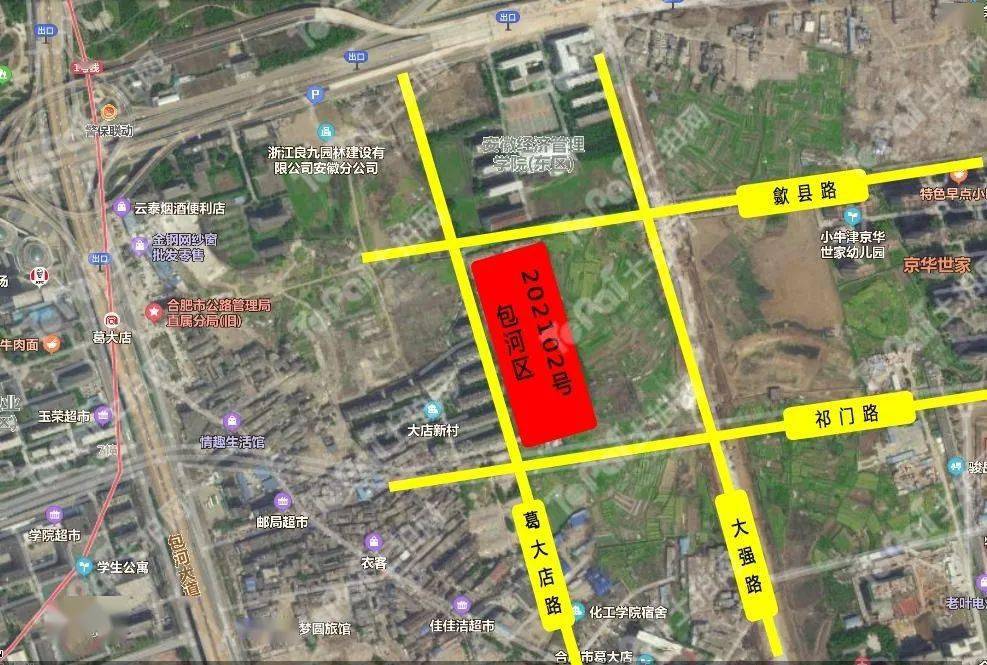 合肥: 2宗248.52亩,包河区骆岗生态公园板块将新添"巨无霸"地块