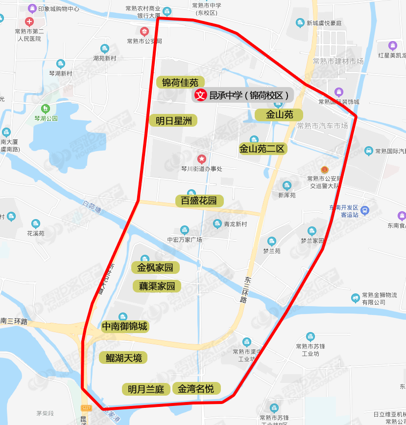 重磅2021年常熟施教区划分超详细版本附30学校施教区划分图