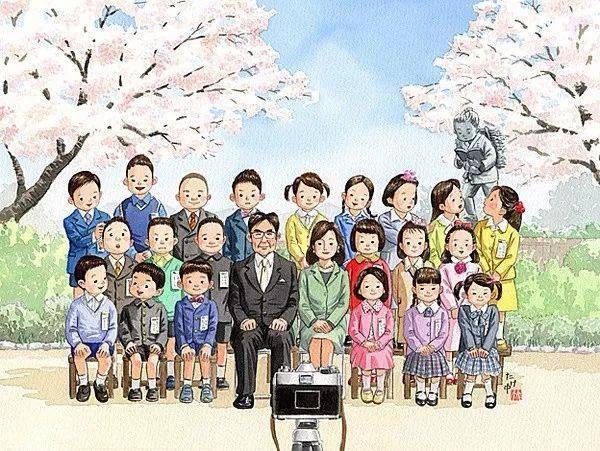 毕业季的集体照