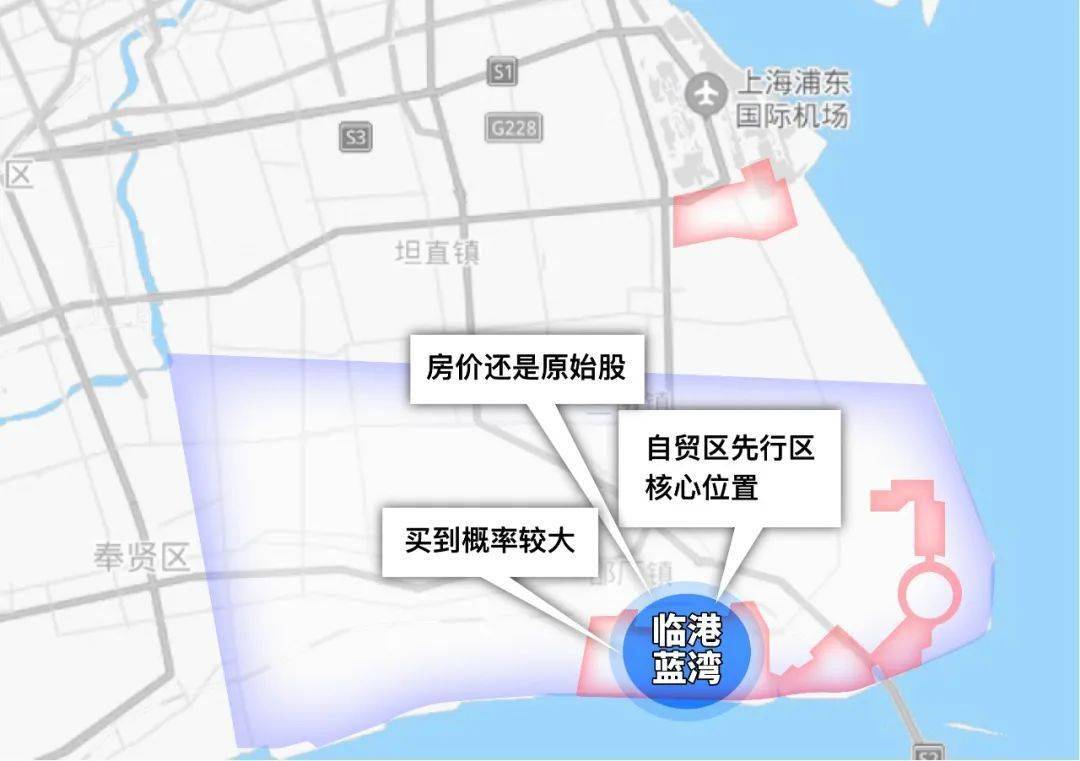 临港蓝湾示意图 总之,放眼全上海,400万级资产配置,不管是规划能级