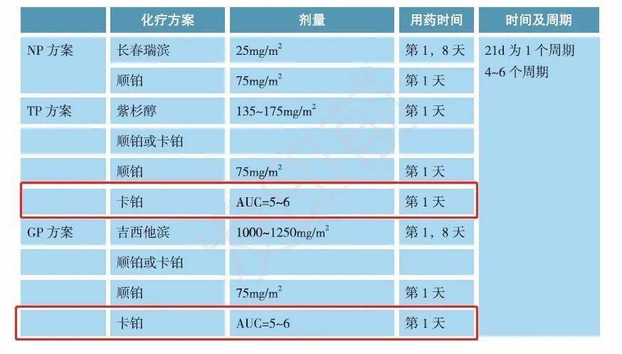 都是化疗药为啥卡铂要用auc算剂量